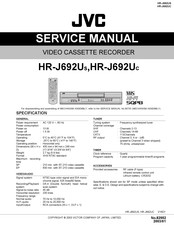 JVC HR-J692UC Service Manual