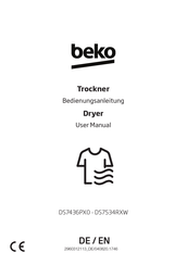 Beko DS7534RXW User Manual