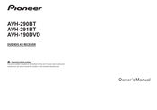 Pioneer AVH-190DVD Owner's Manual