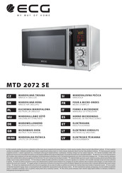Ecg MTD 2072 SE Instruction Manual