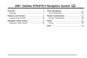 Cadillac STS 2007 Manual