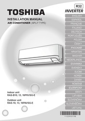 Toshiba RAS-B10PKVSG-E Installation Manual