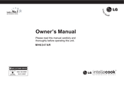 LG intellocook MH6347AR Owner's Manual