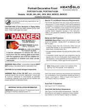 Heat & Glo PORTRAIT-6-BK Installation Instructions Manual