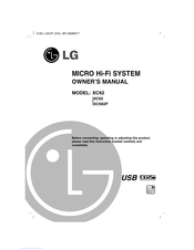 LG XC62F Owner's Manual