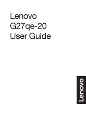 Lenovo G27qe-20 User Manual