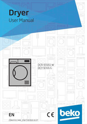 Beko DCR 93161 W User Manual