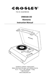 Crosley Momento CR8018 A-MN Instruction Manual
