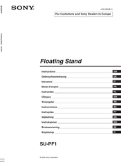 Sony SU-PF1 Instructions Manual