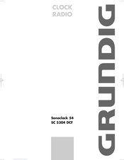 Grundig SC 5304 DCF Manual