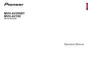 Pioneer MVH-AV290BT Operation Manual