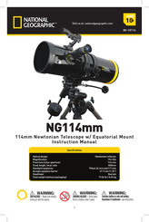 National Geographic NG114mm Instruction Manual