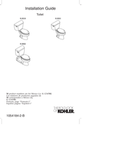 Kohler K-3652 Installation Manual