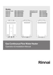 Rinnai REU-E1620W Operation & Installation Manual