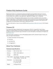 Watchguard Firebox NV5 Hardware Manual