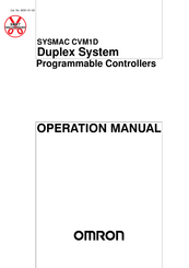 Omron CVM1D Operation Manual