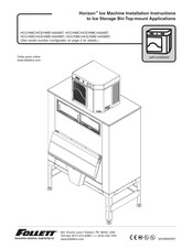 Follett Horizon HCE1000ABT Installation Instructions Manual