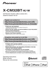 Pioneer X-CM32BT-K Operating Instructions Manual