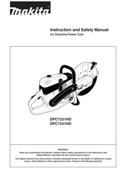 Makita DPC7331HD Instruction And Safety Manual