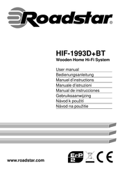 Roadstar HIF-1993D+BT User Manual