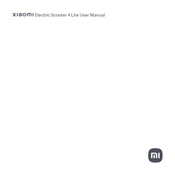 Xiaomi MI Electric Scooter 4 Lite User Manual