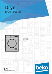 Beko DC7111 User Manual