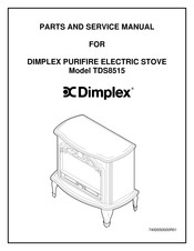 Dimplex TDS8515 Parts And Service Manual