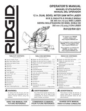 RIDGID R41221 Operator's Manual
