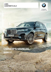 BMW X7 Owner's Manual