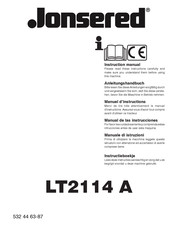 Jonsered LT2114 A Instruction Manual