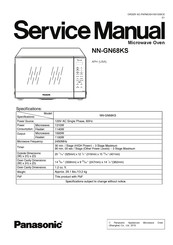 Panasonic NN-GN68KS Service Manual