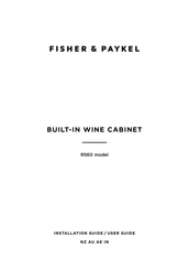 Fisher & Paykel RS60RDWX1 Installation Manual/User Manual