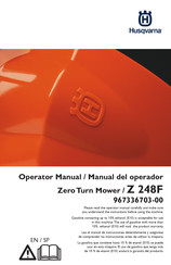Husqvarna Z 248F Operator's Manual