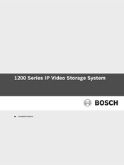 Bosch 1200 Series Installation Manual