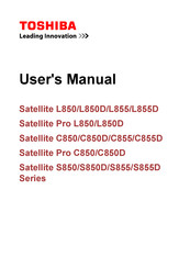 Toshiba Satellite S850 Series User Manual
