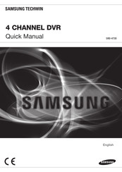 Samsung SRD-473D Quick Manual