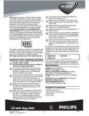 Philips VR 130/39 Manual