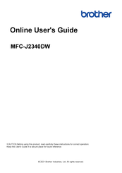 Brother MFC-J2340DW Online User's Manual