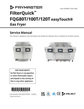Frymaster FilterQuick FQG80T Service Manual