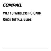 Compaq WL110 Quick Install Manual