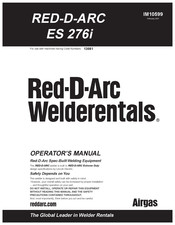 Lincoln Electric RED-D-ARC WELDERENTALS ES 276i Operator's Manual