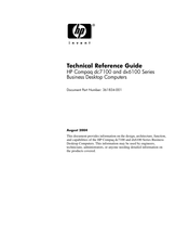 HP Compaq dx6100 Series Technical Reference Manual