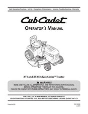 Cub Cadet Enduro Series Operator's Manual