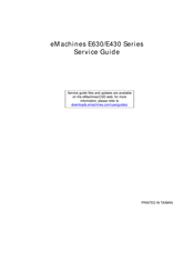 Acer eMachines E430 Series Service Manual