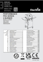 Char-Broil PERFORMANCE PRO S 2 Operating Instructions Manual