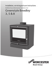 Bosch Worcester Greenstyle Bewdley 8 Installation, Servicing And User Instructions Manual