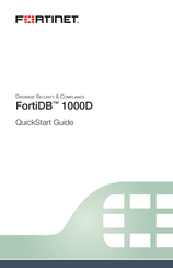 Fortinet FortiDB 1000D Quick Start Manual