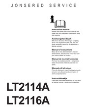 Jonsered LT2116A Instruction Manual