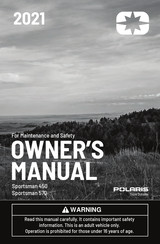 Polaris Sportsman 450 H.O. 2021 Owner's Manual