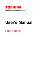 Toshiba L50t User Manual